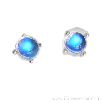 925 silver earring labradorite gem earring stud